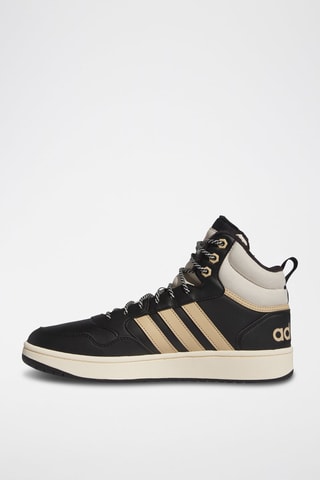 Zapatillas altas forradas Hoops 3.0 Mid - Negro