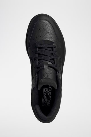 Zapatillas de piel con plataforma Court 24 - Negro