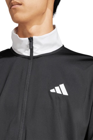 Chaqueta Colorblock - Negro y blanco