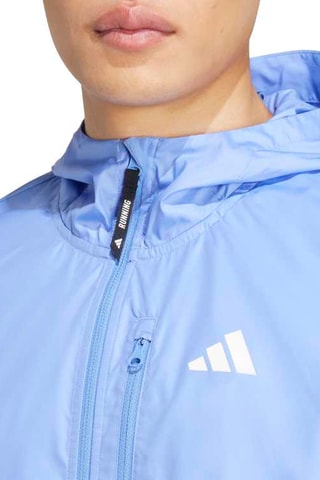 Chaqueta slim fit con capucha - Azul claro