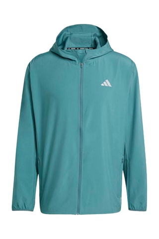 Chaqueta regular fit con capucha - Verde