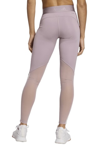 Trainingslegging Hoge Taille Workout Essentials Plus - Paars