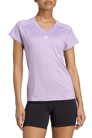 T-shirt slim fit Workout Essentials - Paars