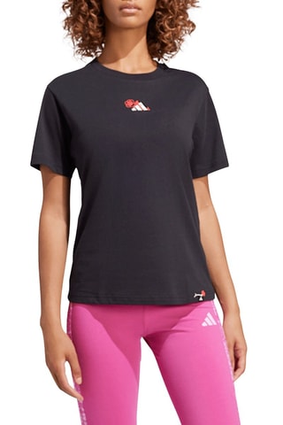 Camiseta regular fit Lounge Mini - Negro