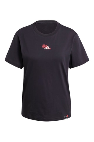 Camiseta regular fit Lounge Mini - Negro