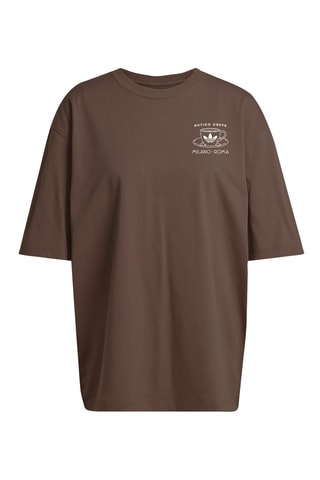 Camiseta oversize - Marrón