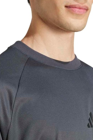 Camiseta loose - Gris oscuro