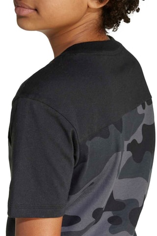 T-shirt regular d’entraînement Camo - Noir