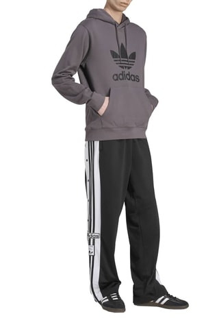 Sudadera regular fit con capucha - Malva