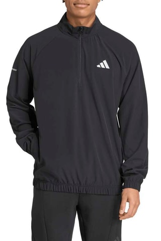 Sudadera regular fit con capucha - Negro