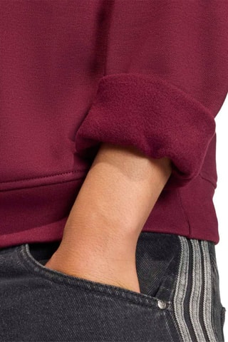 Fleece Sweater Essential - Bordeauxrood