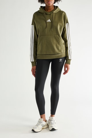 Sudadera regular fit con capucha - Caqui