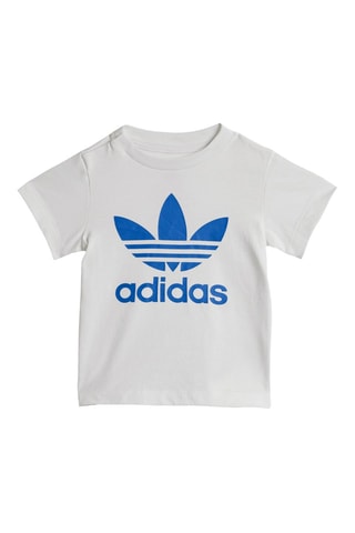 Camiseta y short - Azul cobalto y blanco