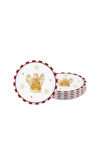 6 piatti da dessert in ceramica – 10 cm