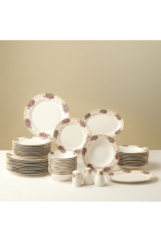 Service de vaisselle en porcelaine - 53 pièces