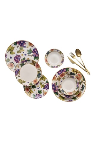 Servizio in ceramica Fruits - 24 pezzi