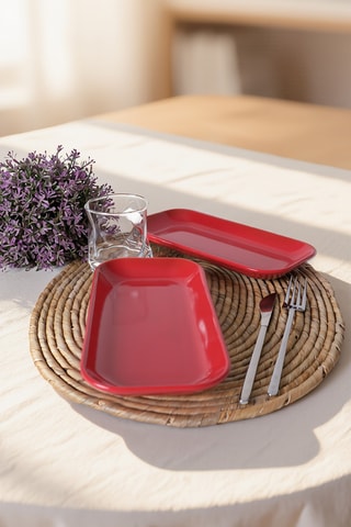 2 piatti da dessert in ceramica  X00027671 - 26 cm