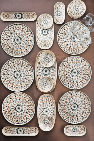 Service en porcelaine IPKAD1381 - 29 pièces