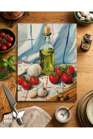 Tagliere in vetro temprato e silicone NDY-CRC-07 - 25 x 35 cm