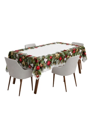Tovaglia Xmas 1 - Bianco e verde