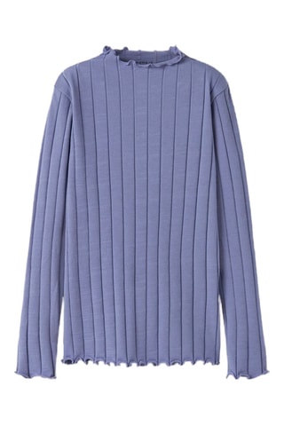 Jersey de algodón orgánico - Azul grisáceo - Name It