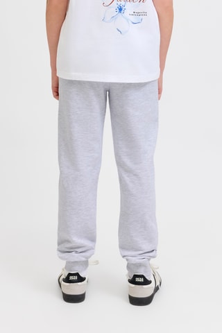 Pantalón de chándal regular fit - Blanco jaspeado