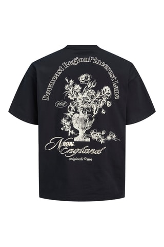 Camiseta de algodón orgánico - Negro - Jack & Jones