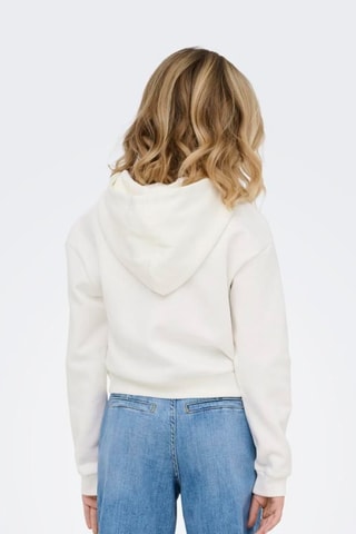 Sudadera con capucha de algodón orgánico - Blanco - Kids Only