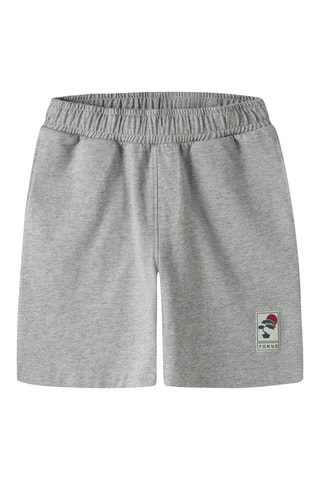 Short regular fit de algodón orgánico -  Gris
