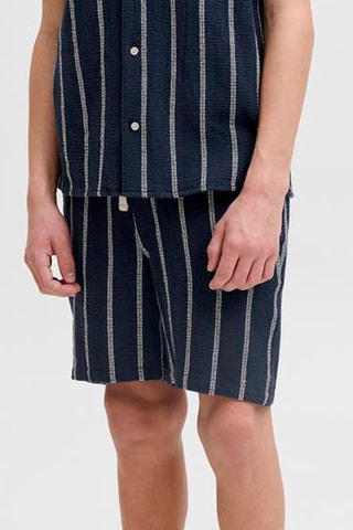 Bermudas jogger de algodón orgánico - Jack & Jones -  Azul marino