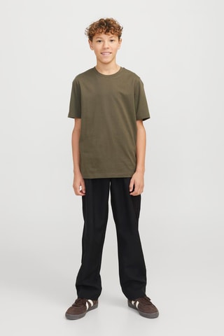 Camiseta regular fit de algodón orgánico - Caqui - Jack&Jones Kids