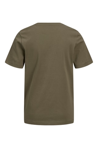 Camiseta regular fit de algodón orgánico - Caqui - Jack&Jones Kids