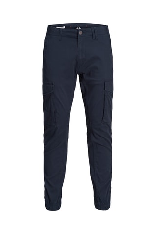 Pantalón cargo de algodón orgánico - Azul marino - Jack&Jones Kids