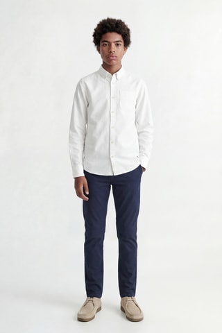 Camisa regular fit de algodón orgánico - Blanco - Jack&Jones Kids