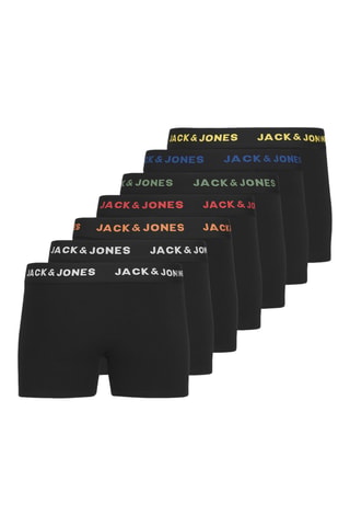 7 bóxers de algodón orgánico - Negro - Jack&Jones Kids