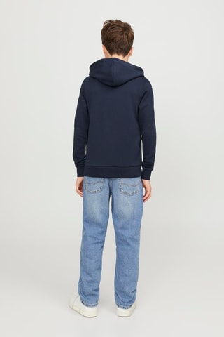 Sudadera regular fit con capucha - Azul marino - Jack&Jones Kids