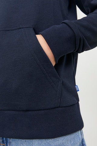 Sudadera regular fit con capucha - Azul marino - Jack&Jones Kids
