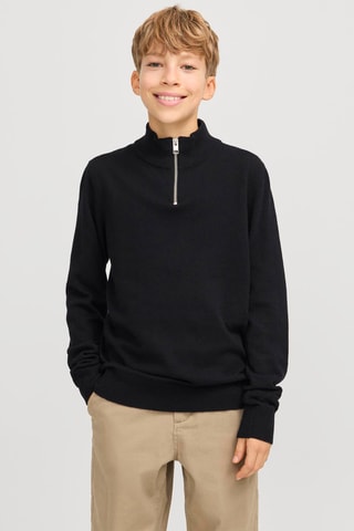 Jersey regular fit - Negro - Jack&Jones Kids