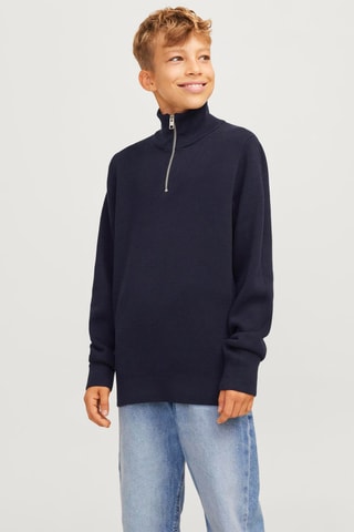 Jersey relaxed de algodón orgánico - Azul marino - Jack&Jones Kids