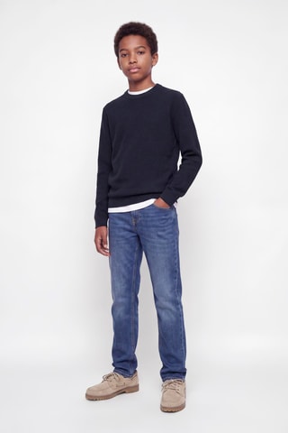 Jersey relaxed de algodón orgánico - Azul marino - Jack&Jones Kids