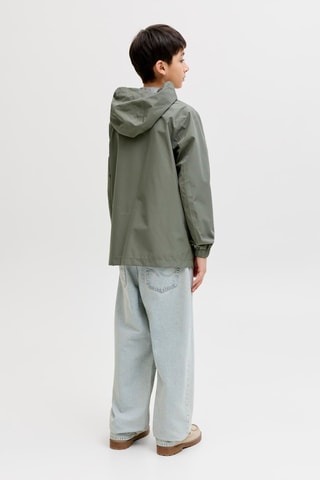 Impermeable con capucha - Verde oliva - Jack&Jones Kids