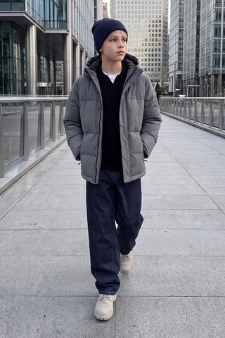 Anorak con capucha - Gris - Jack&Jones Kids