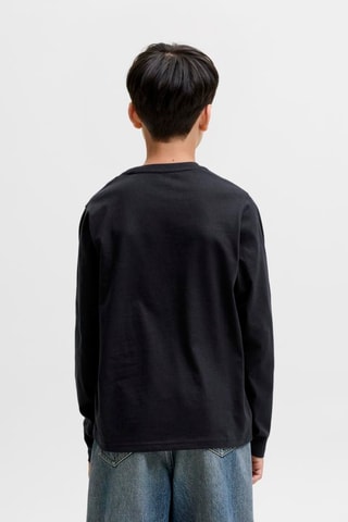 Camiseta relaxed de algodón orgánico - Negro - Jack&Jones Kids