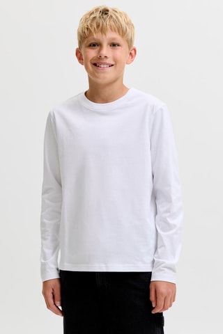 Camiseta relaxed de algodón orgánico - Blanco - Jack&Jones Kids