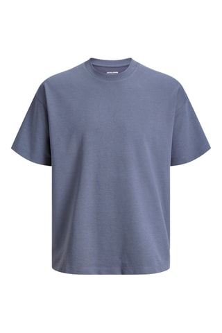 Camiseta loose de algodón orgánico - Azul grisáceo - Jack&Jones Kids