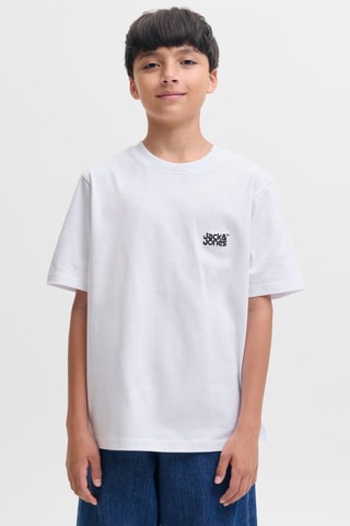 Camiseta loose de algodón orgánico - Blanco - Jack&Jones Kids