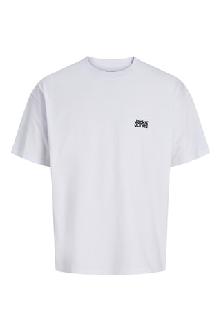 Camiseta loose de algodón orgánico - Blanco - Jack&Jones Kids