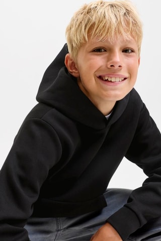 Sudadera loose con capucha - Negro - Jack&Jones Kids