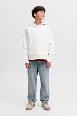 Sudadera loose con capucha - Blanco roto - Jack&Jones Kids