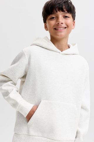 Sudadera loose con capucha - Blanco roto - Jack&Jones Kids